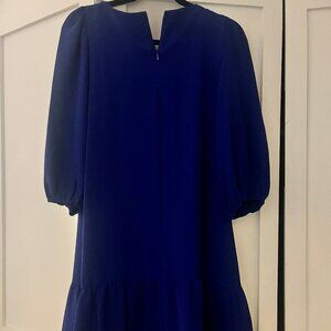 Blue DKNY elbow sleeved dress NWT